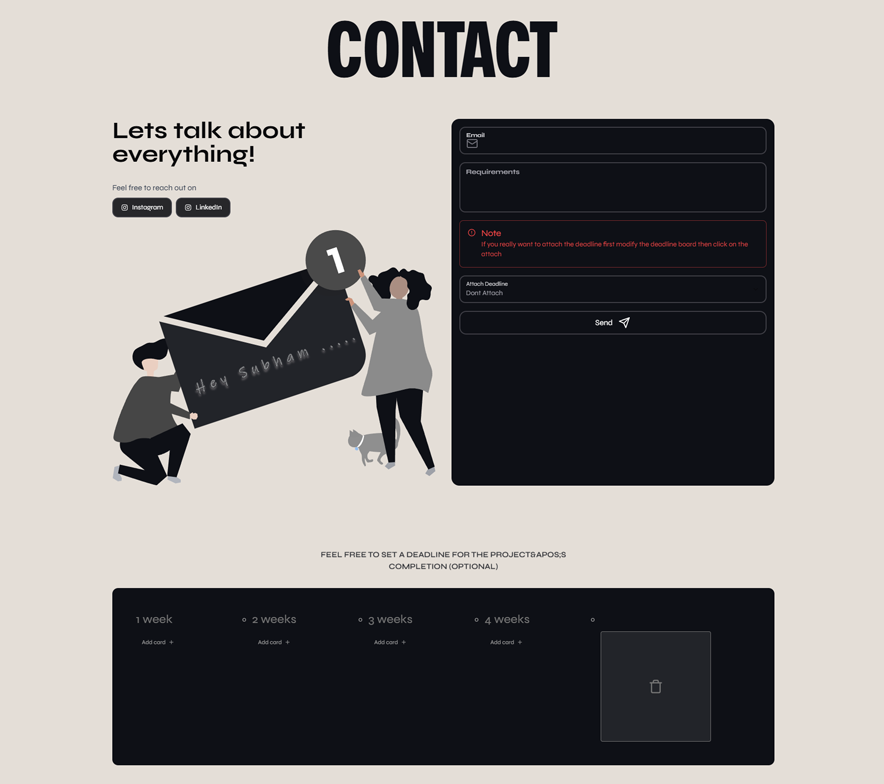 Image representing a link for Contact